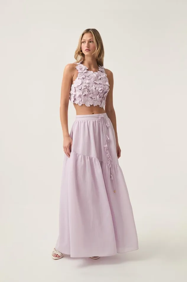 Aje Matching Sets Splendour Flower Shell Top Soft Violet 8211 Women Aje Matching Sets Splendour Flower Shell Top Soft Violet 8211 Women