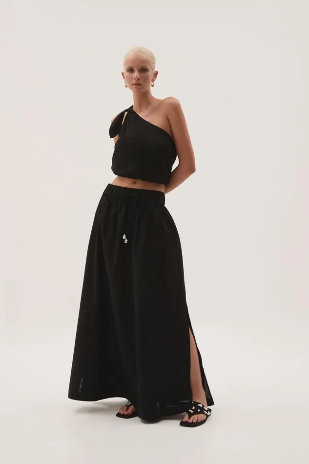 Aje Skirts Airlie Maxi Skirt Black 8211 Women