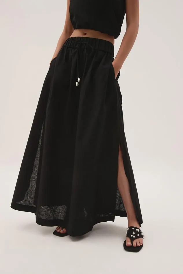 Aje Skirts Airlie Maxi Skirt Black 8211 Women