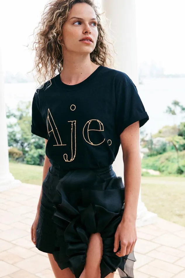 Aje Skirts Energy Mini Skirt Black 8211 Women