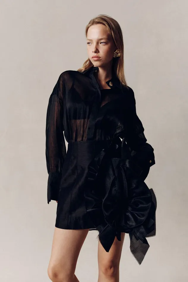 Aje Skirts Energy Mini Skirt Black 8211 Women