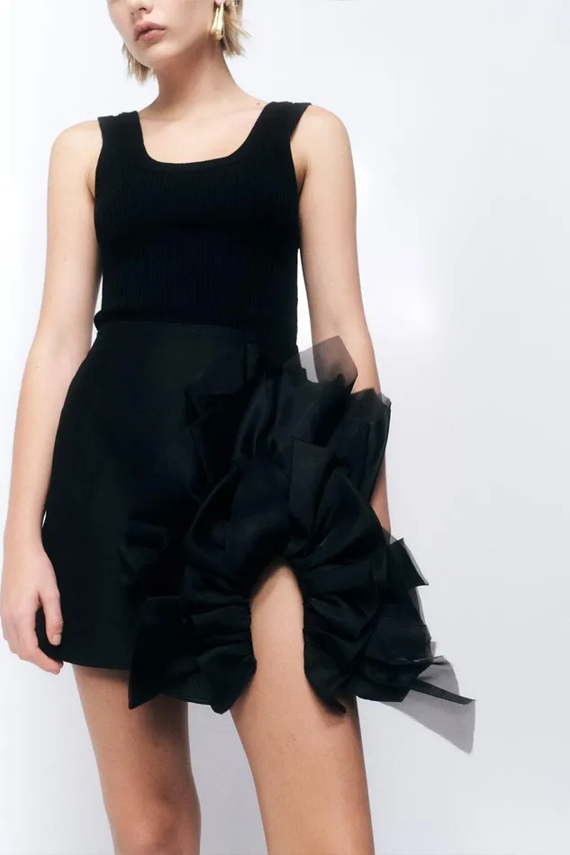 Aje Skirts Energy Mini Skirt Black 8211 Women