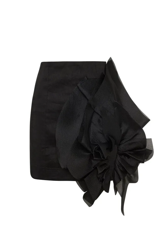Aje Skirts Energy Mini Skirt Black 8211 Women