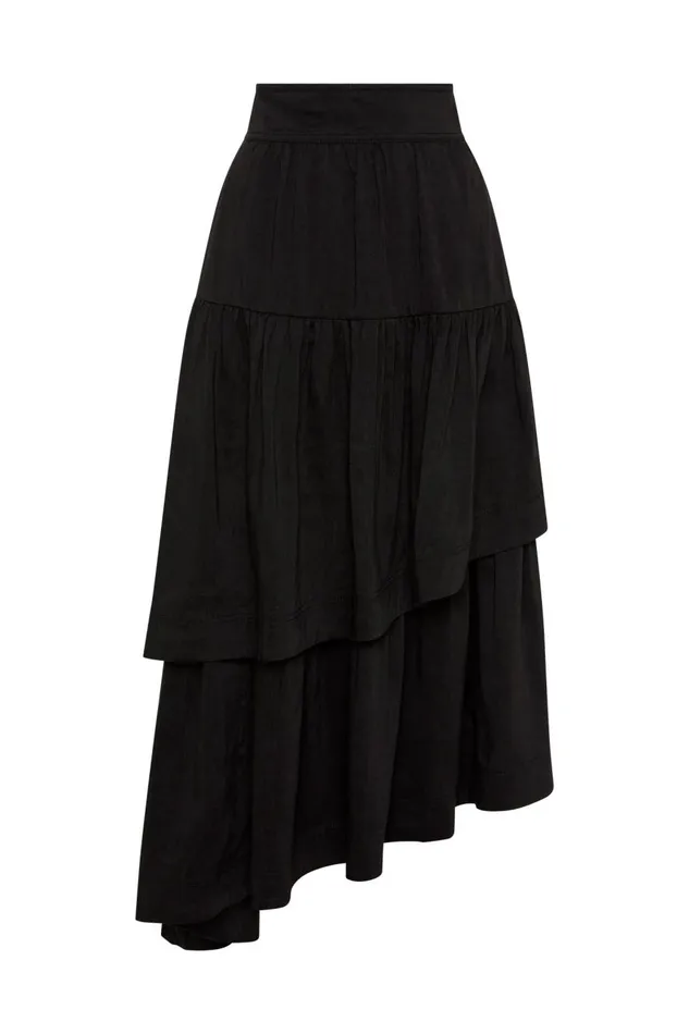 Aje Skirts Interlace Midi Skirt Black 8211 Women