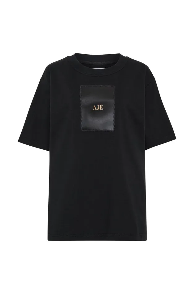 Aje Tees Thalia Oversized Tee Black 8211 Women