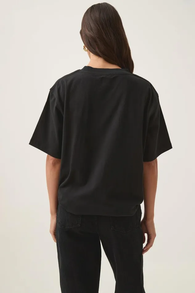 Aje Tees Thalia Oversized Tee Black 8211 Women