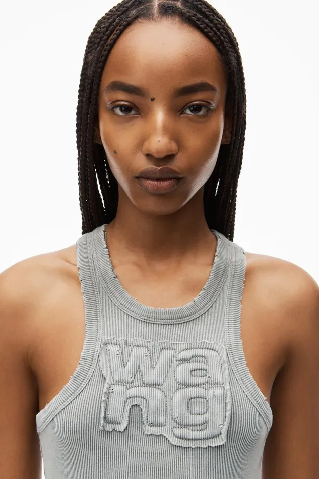Alexander Wang Dresses Women Distressed Maxi Dress In Stretch Crepe