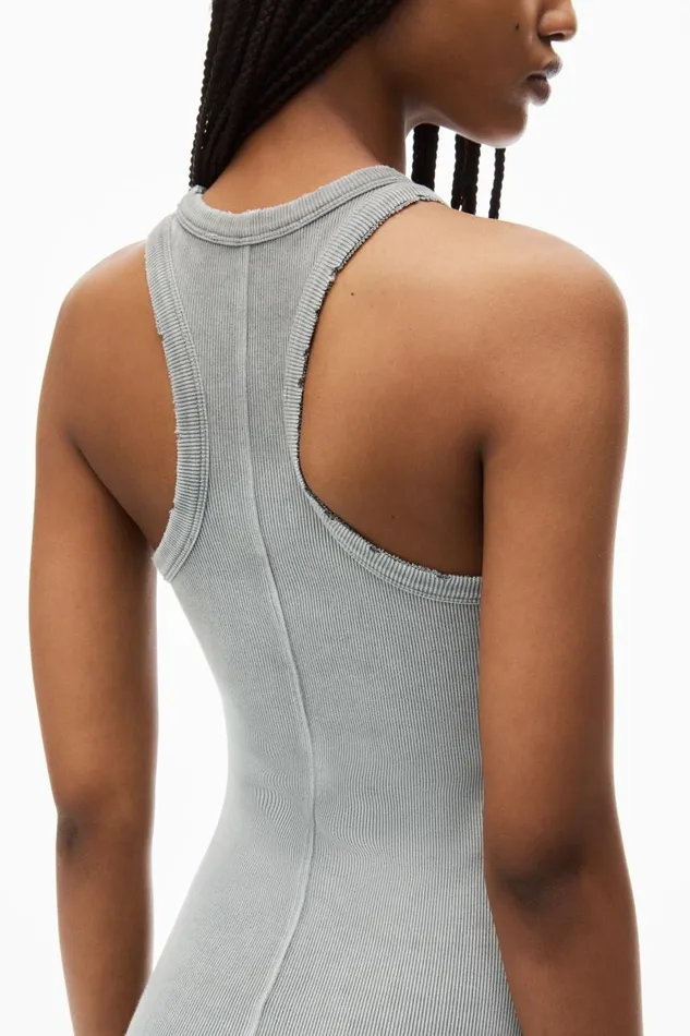Alexander Wang Dresses Women Distressed Maxi Dress In Stretch Crepe