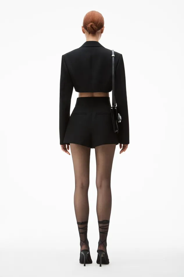 Alexander Wang Shorts Women High Waisted Tailored Short In Wool Tailoring