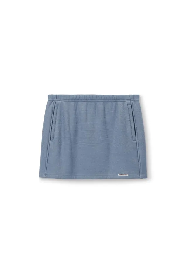 Alexander Wang Skirts Women Acid Wash Miniskirt In Classic Cotton Terry