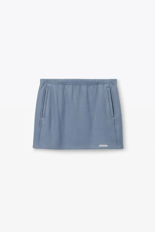 Alexander Wang Skirts Women Acid Wash Miniskirt In Classic Cotton Terry