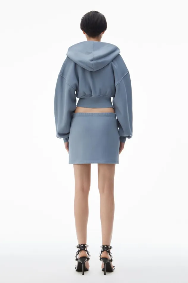 Alexander Wang Skirts Women Acid Wash Miniskirt In Classic Cotton Terry
