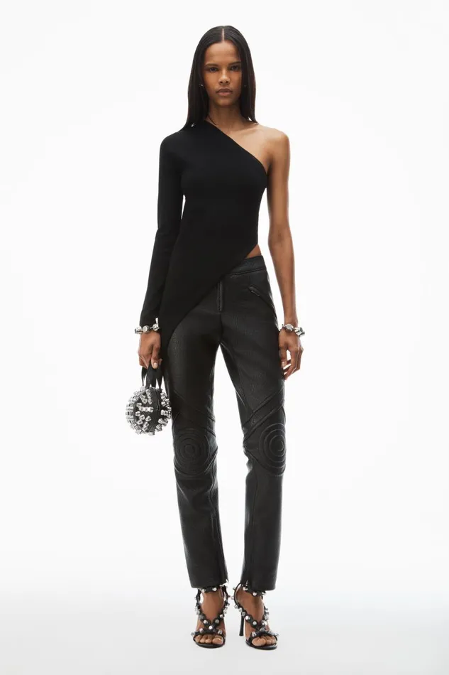 Alexander Wang Sweaters Women Asymmetric LongSleeve Top