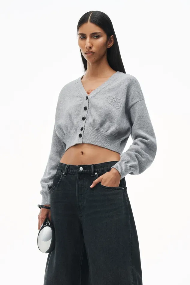 Alexander Wang Sweaters Women Long Sleeve Cardigan With V Neck