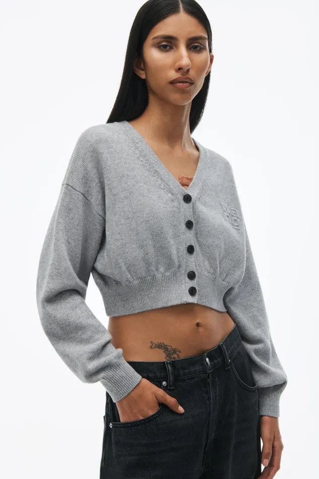 Alexander Wang Sweaters Women Long Sleeve Cardigan With V Neck