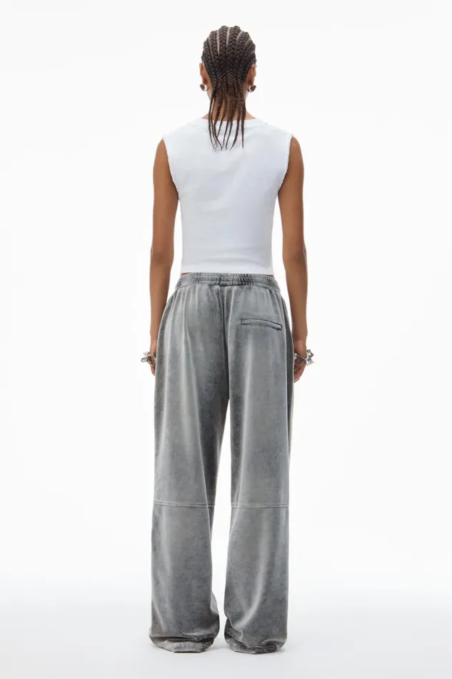 Alexander Wang Sweatpants Women Trackpants In Crushed Velour