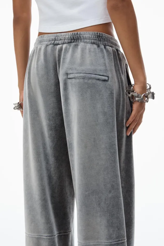 Alexander Wang Sweatpants Women Trackpants In Crushed Velour