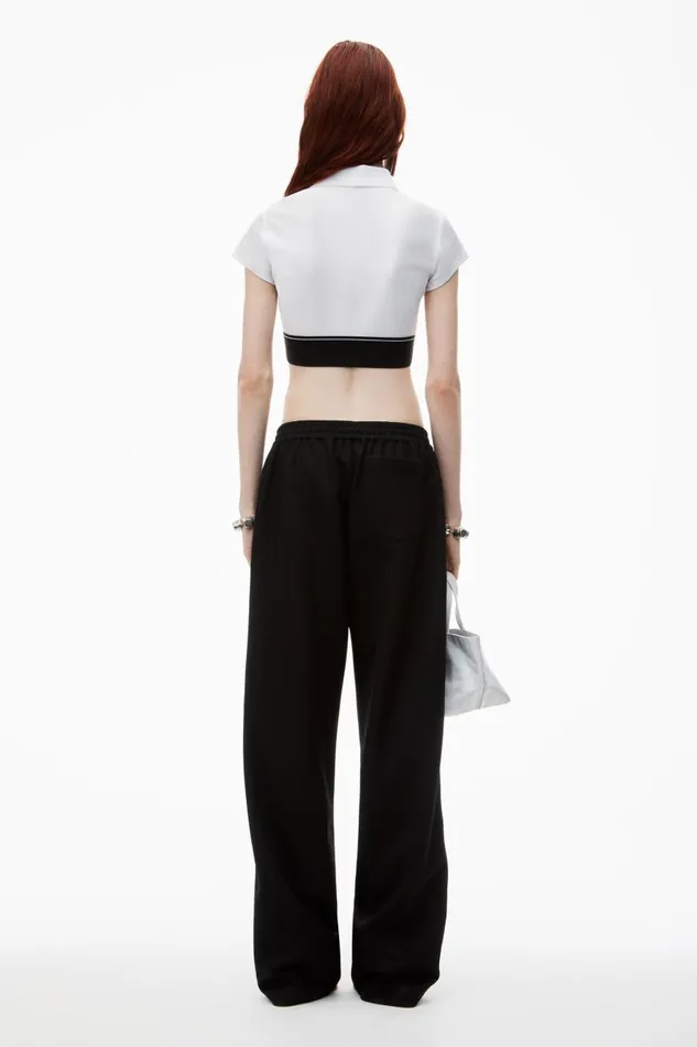 Alexander Wang Tops and Shirts Women Cheerleader Polo Top In Pique