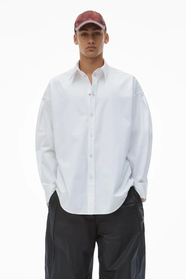 Alexander Wang Tops Men Classic ButtonUp Shirt In Cotton