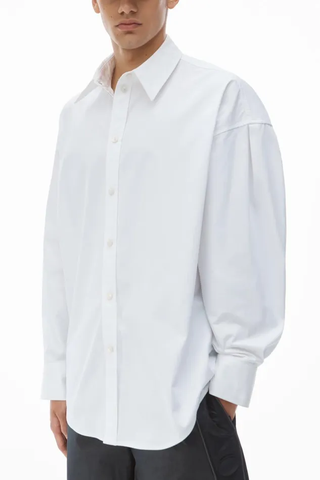Alexander Wang Tops Men Classic ButtonUp Shirt In Cotton