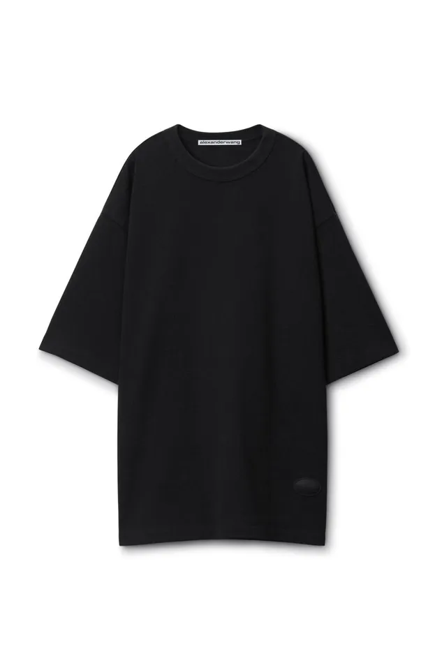 Alexander Wang UnisexWomenMen Oversize DropSleeve Tee In Japanese Cotton Jersey
