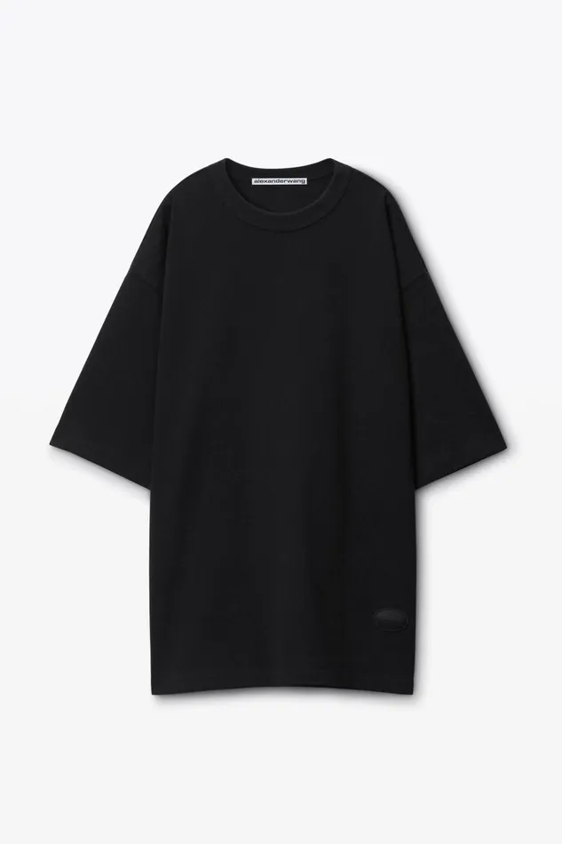 Alexander Wang UnisexWomenMen Oversize DropSleeve Tee In Japanese Cotton Jersey