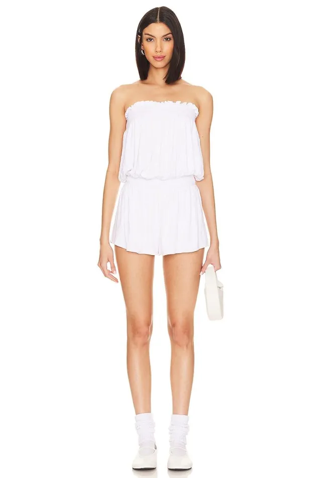 Alicia Romper White Women Lovers and Friends Rompers
