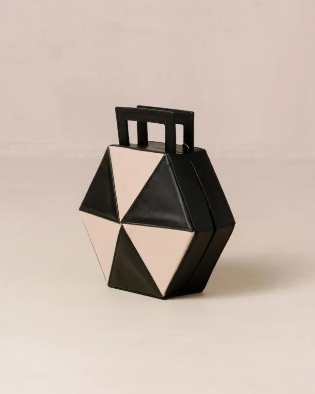 ALOHAS Bags The K 8211 Black And White Leather Handbag 8211 Women