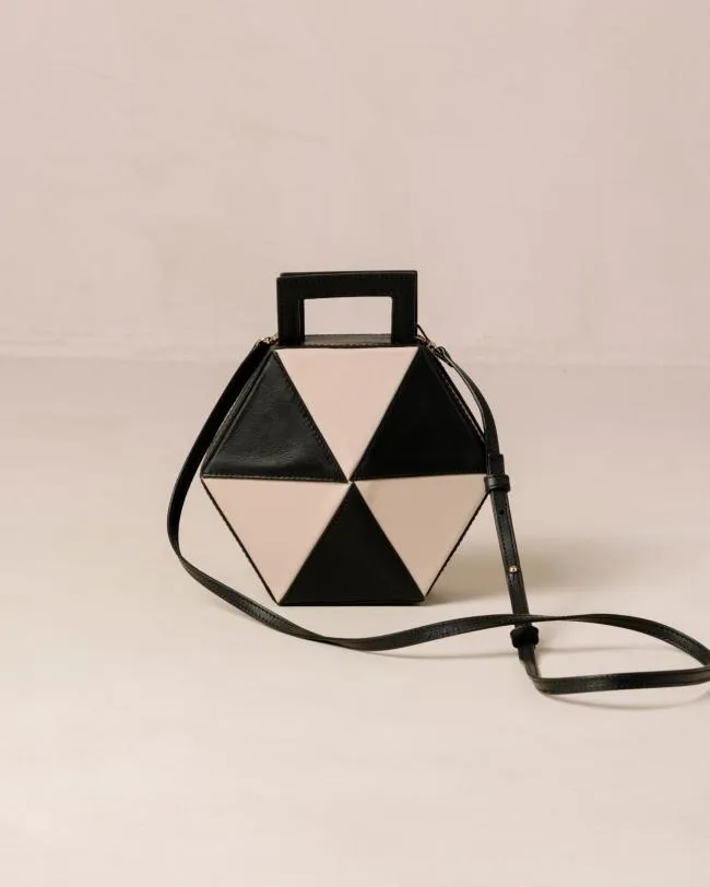 ALOHAS Bags The K 8211 Black And White Leather Handbag 8211 Women