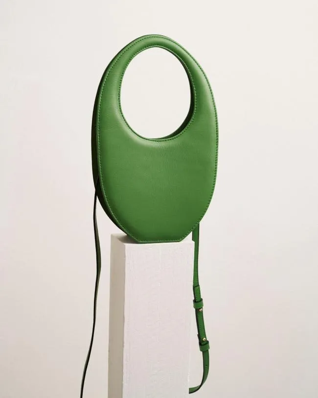 ALOHAS Bags The O 8211 Green Leather Handbag 8211 Women