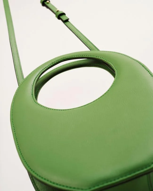 ALOHAS Bags The O 8211 Green Leather Handbag 8211 Women