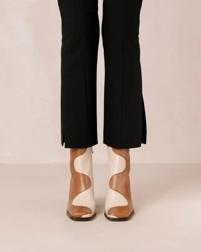 ALOHAS Boots Blair Bicolor Camel Cream 8211 Women