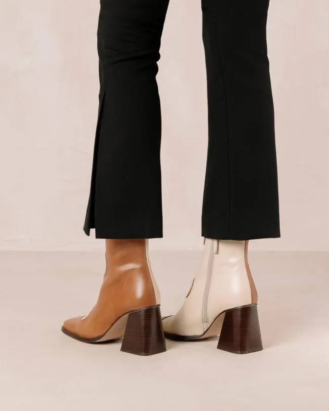 ALOHAS Boots Blair Bicolor Camel Cream 8211 Women