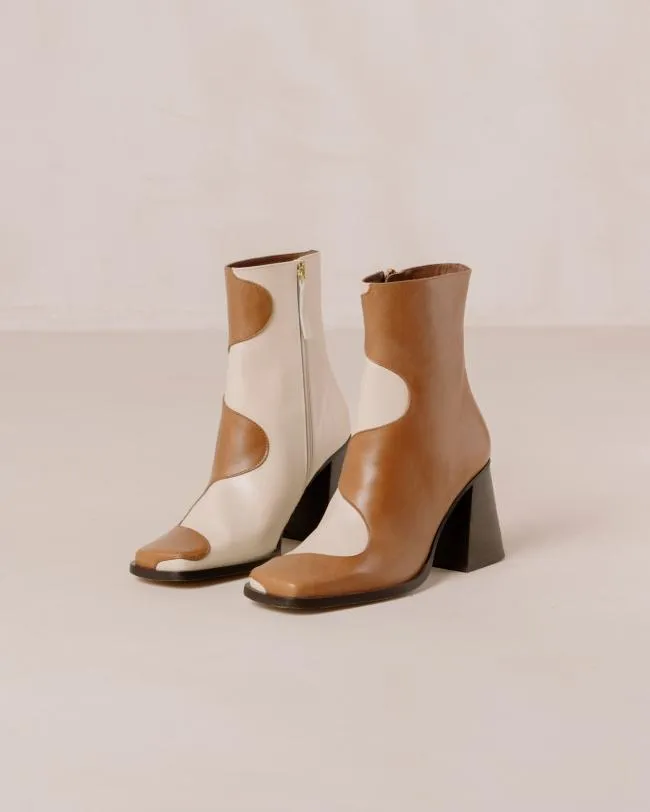 ALOHAS Boots Blair Bicolor Camel Cream 8211 Women