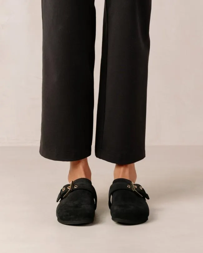 ALOHAS Clogs Cozy 8211 Black Suede Clogs 8211 Women
