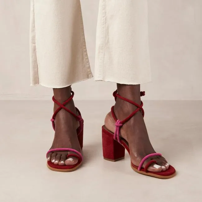 ALOHAS Heels Grace Bicolor Red Magenta 8211 Women