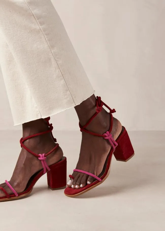 ALOHAS Heels Grace Bicolor Red Magenta 8211 Women