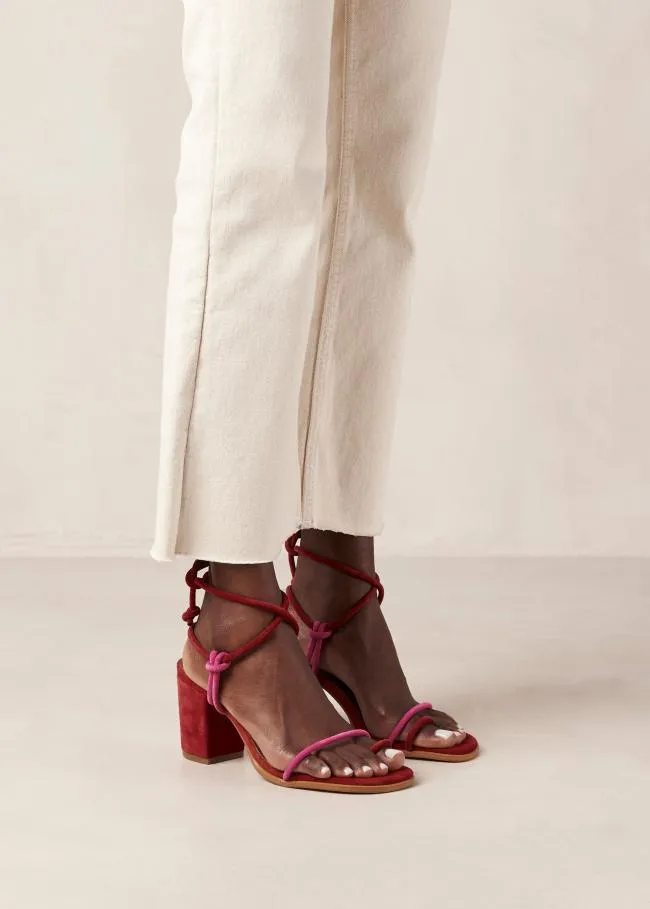 ALOHAS Heels Grace Bicolor Red Magenta 8211 Women