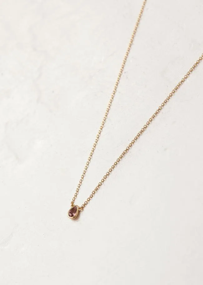 ALOHAS Jewelry Fairy 8211 Gold And Purple Crystal Necklace 8211 Women
