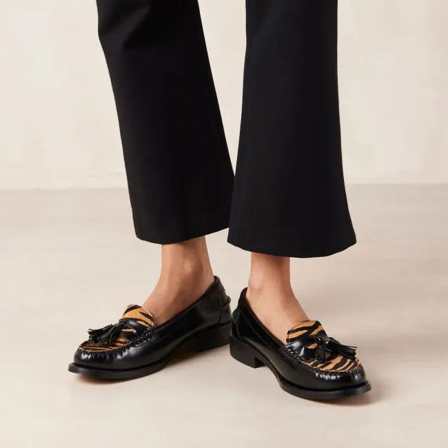 ALOHAS Loafers Curtis 8211 Leather Animal Print Loafers 8211 Women