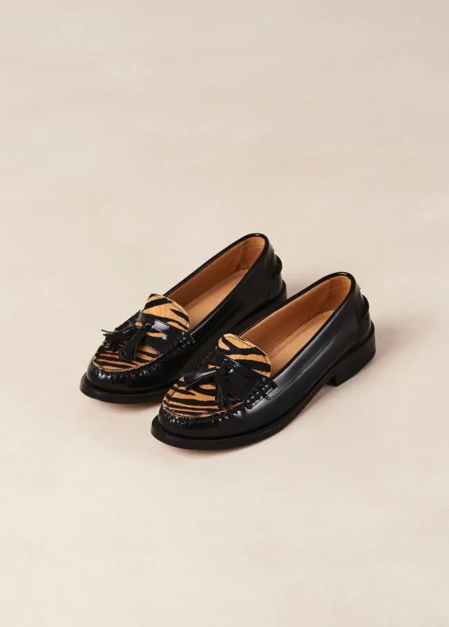 ALOHAS Loafers Curtis 8211 Leather Animal Print Loafers 8211 Women