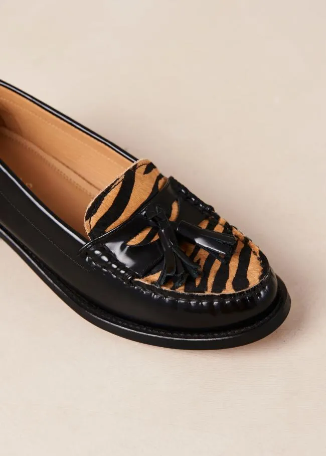 ALOHAS Loafers Curtis 8211 Leather Animal Print Loafers 8211 Women