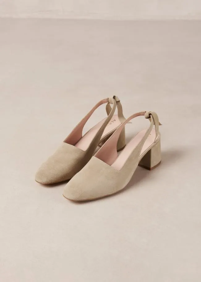 ALOHAS Mules Charlotte 8211 Beige Suede Pumps 8211 Women
