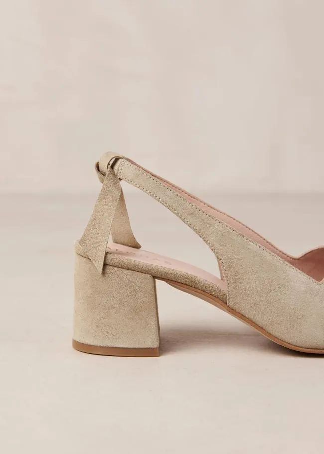 ALOHAS Mules Charlotte 8211 Beige Suede Pumps 8211 Women