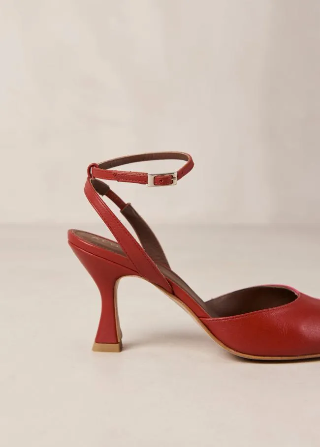 ALOHAS Pumps Cinderella 8211 Red And Pink Leather Pumps 8211 Women
