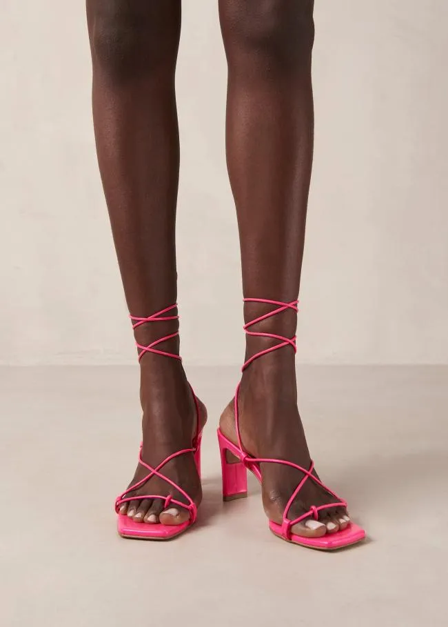 ALOHAS Sandals Bellini 8211 Magenta Leather Sandals 8211 Women