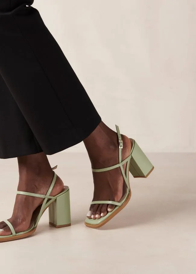 ALOHAS Sandals Lorena 8211 Green Vegan Sandals 8211 Women