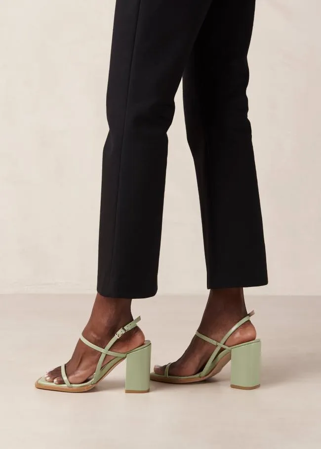 ALOHAS Sandals Lorena 8211 Green Vegan Sandals 8211 Women