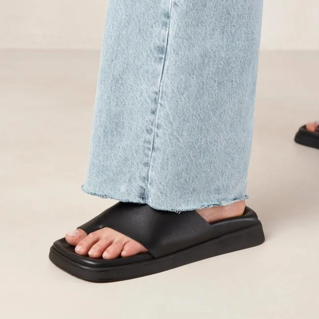 ALOHAS Sandals Toe Ring Flop Black 8211 Women