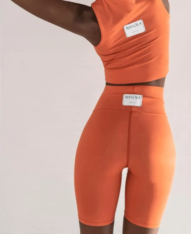 ALOHAS Sportswear Core 8211 Orange Econyl Leggings 8211 Women